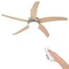 vidaXL Ventilateur de plafond avec lumi&egrave;re &Oslash; 130 cm Sonoma