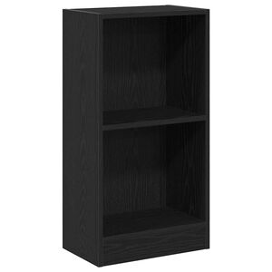 vidaXL Biblioth&egrave;que ch&ecirc;ne noir 40x24x76 cm bois d'ing&eacute;nierie
