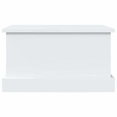 vidaXL Boîte de rangement blanc 50x30x28 cm bois d'ingénierie