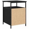 vidaXL Cabinet de chevet 2 pcs Ch&ecirc;ne noir 34 x 35,5 x 50 cm