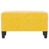 vidaXL Banc Jaune 70x35x41 cm Velours