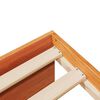 vidaXL Lit de jour sans matelas cire marron 90x190 cm bois pin massif