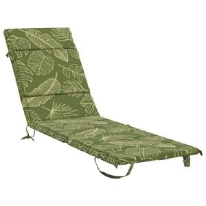 vidaXL Coussin de transat GEMERT 100 % polyester Mod&egrave;le feuille