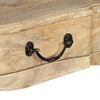 vidaXL Table console Bois de manguier massif 120 x 50 x 80 cm