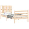 vidaXL Cadre de lit sans matelas 100x200 cm bois massif