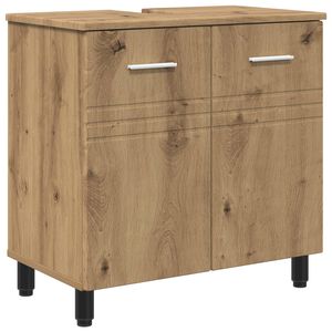 vidaXL Unit&eacute; de vanit&eacute; de salle de bain Ch&ecirc;ne artisanal