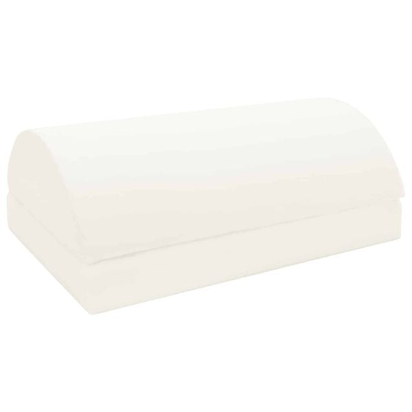 vidaXL Coussin de repose-pieds Uni Gris