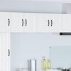 vidaXL Armoire de cuisine avec &eacute;tag&egrave;re 2 pcs Blanc 60 x 31 x 40 cm