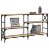 vidaXL Table console chêne sonoma 150x29x76,5 cm bois d'ingénierie