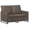 vidaXL Canap&eacute; 2 places Gris fonc&eacute; 130 x 81 x 82 cm