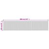vidaXL Cloison de s&eacute;paration blanc 165x800 cm bambou
