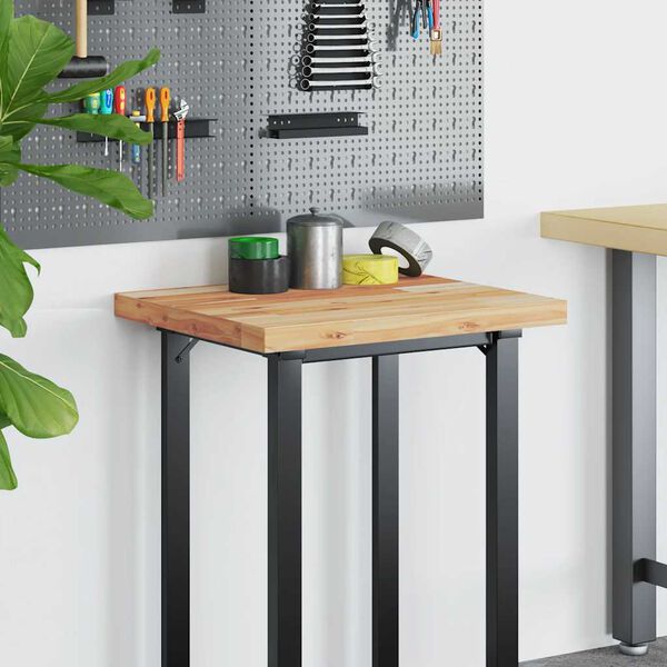 vidaXL Dessus de bureau fini &agrave; l'huile 80x50x4 cm bois d'acacia massif