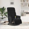 vidaXL Fauteuil de massage inclinable Noir 91 x 71 x 105 cm Velours