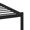 vidaXL Cadre de lit en métal sans matelas chêne sonoma 120x200 cm
