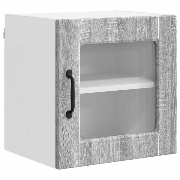 vidaXL Armoire de cuisine avec &eacute;tag&egrave;re Gris Sonoma 40 x 31 x 40 cm