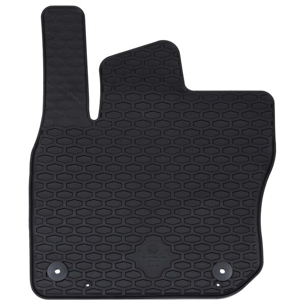 vidaXL Tapis de voiture 4 pcs Noir VW TIGUAN TDI Caoutchouc