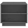 vidaXL Table basse Gris 100x50x41 cm Bois massif de pin