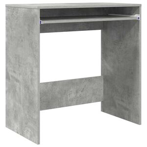 vidaXL Bureau Gris b&eacute;ton Bois d'ing&eacute;nierie 77,5 x 43 x 79 cm