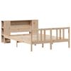 vidaXL Lit biblioth&egrave;que sans matelas 135x190 cm bois de pin massif