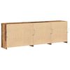 vidaXL Buffet Bois ancien 202 x 37 x 67 cm Bois d'ingénierie