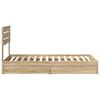 vidaXL Lit de Rangement Ch&ecirc;ne Sonoma 90 x 190 cm Bois d'ing&eacute;nierie