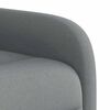 vidaXL Fauteuil de massage inclinable Gris clair Tissu