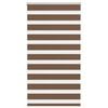 vidaXL Store z&egrave;bre marron 75x150 cm largeur du tissu 70,9 cm polyester