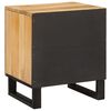vidaXL Cabinet de chevet Naturel 40 x 33 x 46 cm
