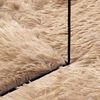 vidaXL Tapis Shaggy &agrave; poils longs NAVARRA beige 80x150 cm polyester
