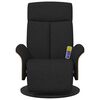 vidaXL Fauteuil de massage inclinable Noir 79 x 87 x 104,5 cm tissu