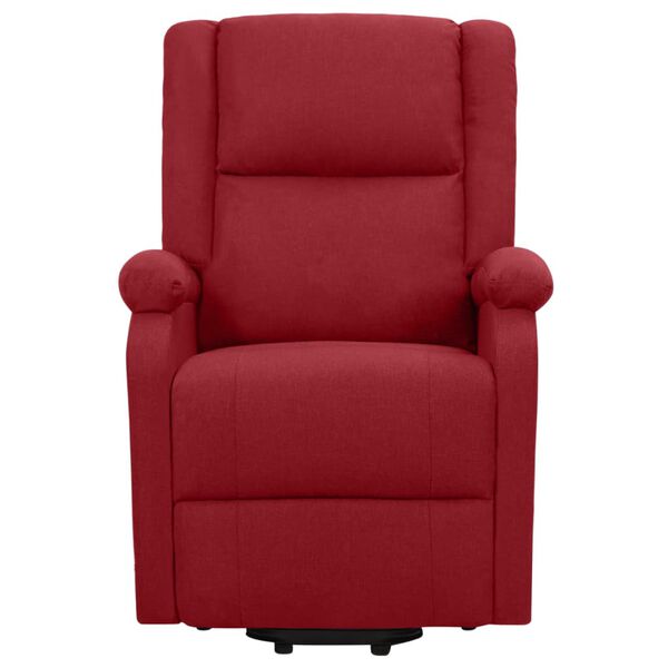 vidaXL Fauteuil Rouge bordeaux Tissu