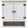 vidaXL Armoire suspendue Corona Blanc 70 x 33 x 71,5 cm Pin massif
