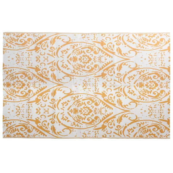 vidaXL Tapis d'ext&eacute;rieur ARAKIL Orange et blanc 190x290 cm PP