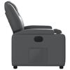 vidaXL Fauteuil inclinable &eacute;lectrique Gris Similicuir