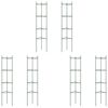 vidaXL Cages &agrave; tomates 6 pcs 154 cm acier et PP