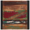 vidaXL Table à manger 70x70x75 cm Bois de récupération massif