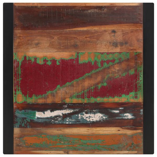 vidaXL Table à manger 70x70x75 cm Bois de récupération massif