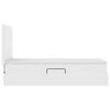 vidaXL Lit de Rangement Blanc pur 90 x 190 cm Cuir synth&eacute;tique