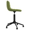vidaXL Chaises pivotantes &agrave; manger lot de 2 vert clair velours
