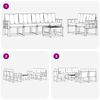 vidaXL Ensemble de canap&eacute;s d'ext&eacute;rieur 7 pcs Naturel et Beige