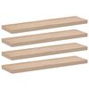 vidaXL &Eacute;tag&egrave;res flottantes 4 pcs 90x23,5x4cm bois d'ing&eacute;nierie