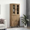 vidaXL Haut Armoire 2 pcs Ch&ecirc;ne artisanal Bois d'ing&eacute;nierie