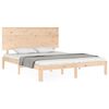 vidaXL Cadre de lit sans matelas bois de pin massif