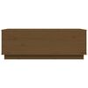 vidaXL Table basse Marron miel 100x50x35 cm Bois massif de pin