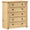 vidaXL Commode Corona 80x40x89 cm bois massif de pin