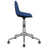 vidaXL Chaise pivotante de bureau Bleu Tissu