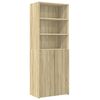 vidaXL Armoire de rangement ch&ecirc;ne sonoma 70x42,5x225 cm