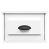 vidaXL Tables de chevet murales 2 pcs blanc 41,5x36x28 cm