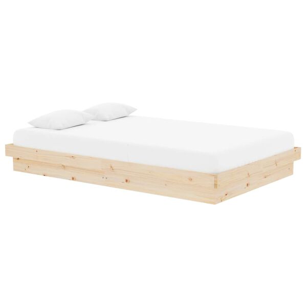 vidaXL Cadre de lit sans matelas bois massif