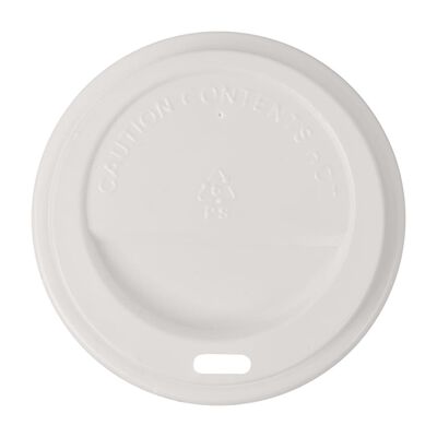 vidaXL Couvercle pour gobelet à café jetable Plastique 1000 pcs 80 mm